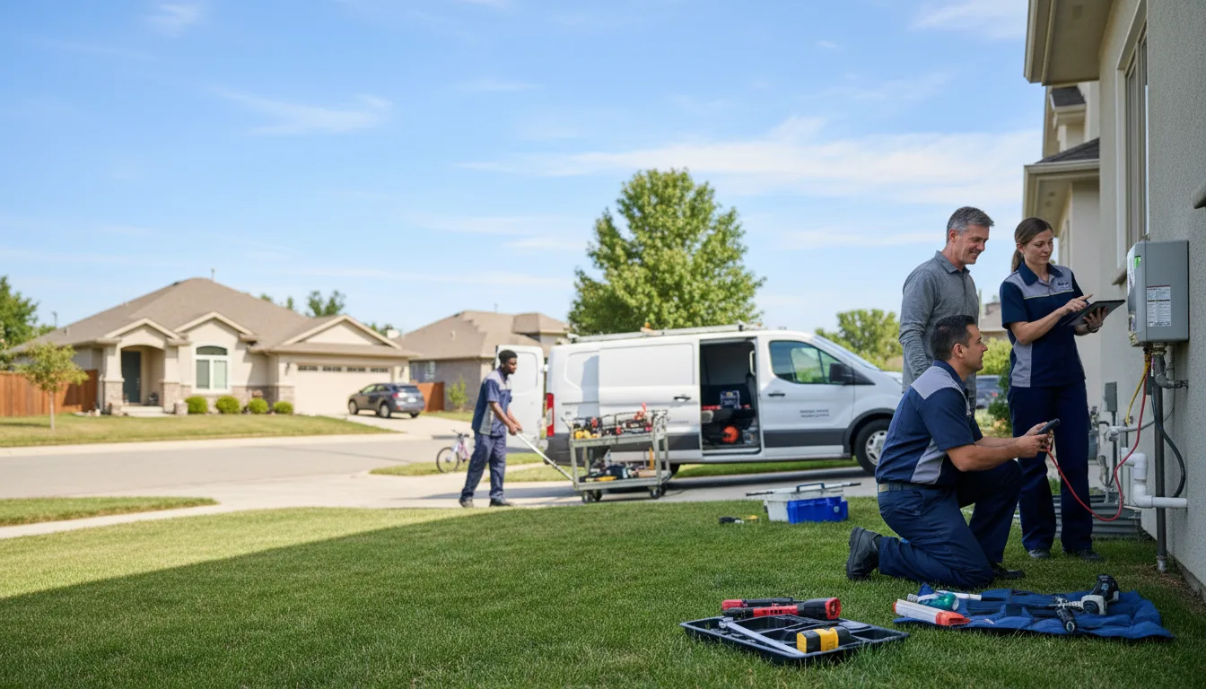 Tankless water heater service in Little Elm, TX